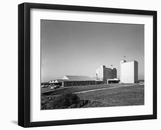 The Exterior of Spillers Animal Foods Mill, Gainsborough, Lincolnshire, 1962-Michael Walters-Framed Photographic Print