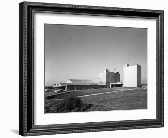 The Exterior of Spillers Animal Foods Mill, Gainsborough, Lincolnshire, 1962-Michael Walters-Framed Photographic Print