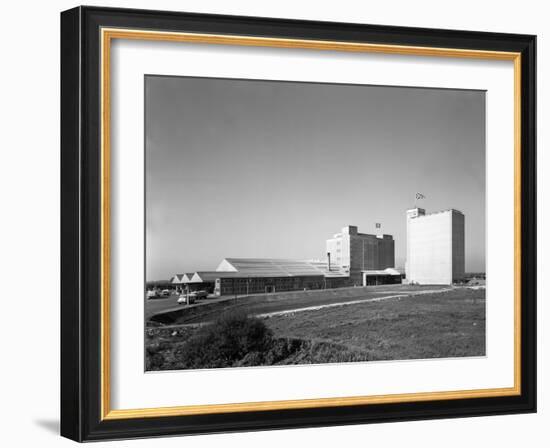 The Exterior of Spillers Animal Foods Mill, Gainsborough, Lincolnshire, 1962-Michael Walters-Framed Photographic Print