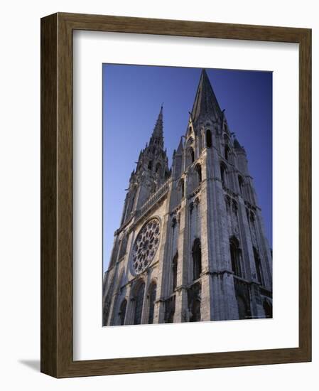 The Exterior of the Christian Cathedral, Chartres, Eure Et Loir, Centre, France-Jonathan Hodson-Framed Photographic Print