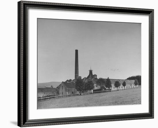 The Exterior of the Glenfarclas Glenlivet Distillery-null-Framed Photographic Print