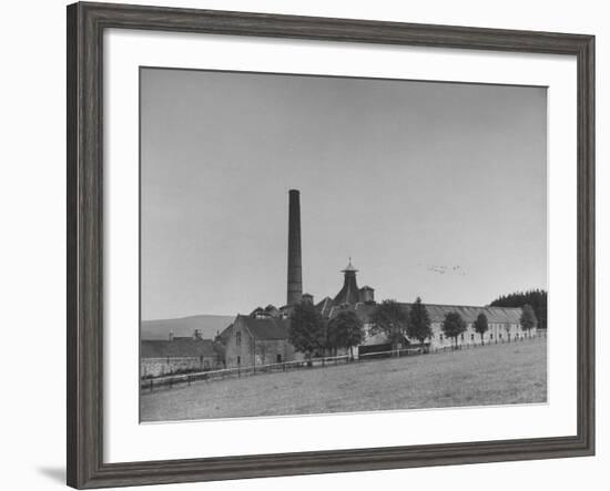 The Exterior of the Glenfarclas Glenlivet Distillery-null-Framed Photographic Print