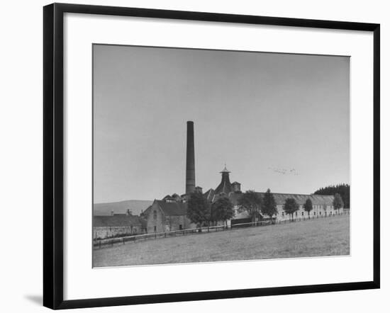 The Exterior of the Glenfarclas Glenlivet Distillery-null-Framed Photographic Print