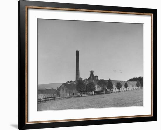 The Exterior of the Glenfarclas Glenlivet Distillery-null-Framed Photographic Print