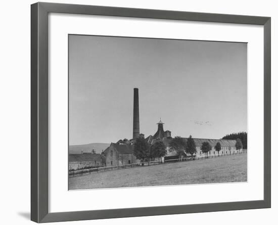 The Exterior of the Glenfarclas Glenlivet Distillery-null-Framed Photographic Print