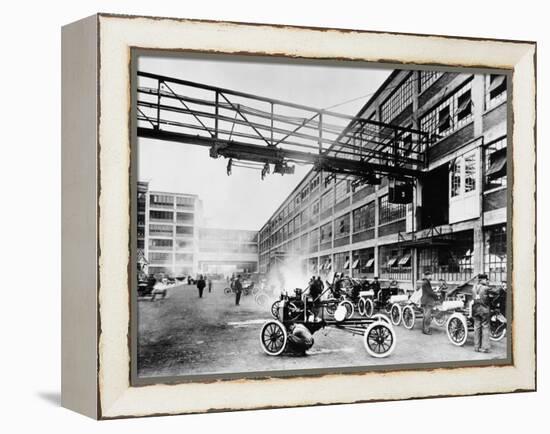 The Exterior of the Model T Factory, 1914-null-Framed Premier Image Canvas