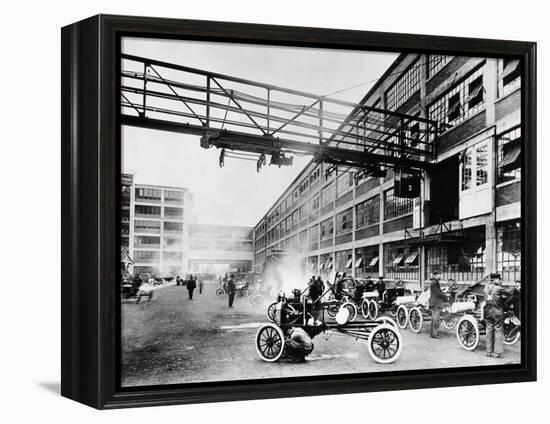 The Exterior of the Model T Factory, 1914-null-Framed Premier Image Canvas