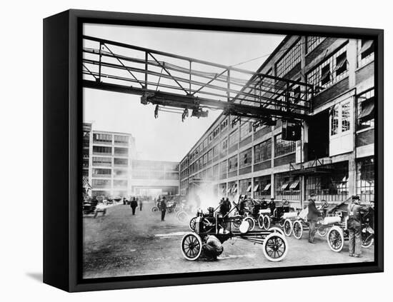 The Exterior of the Model T Factory, 1914-null-Framed Premier Image Canvas