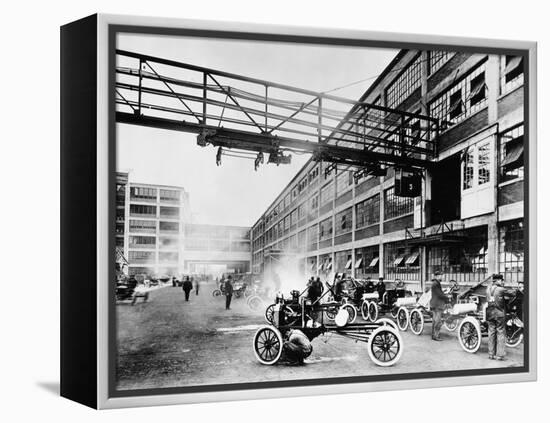 The Exterior of the Model T Factory, 1914-null-Framed Premier Image Canvas