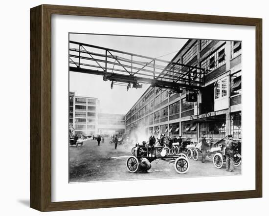 The Exterior of the Model T Factory, 1914-null-Framed Photographic Print