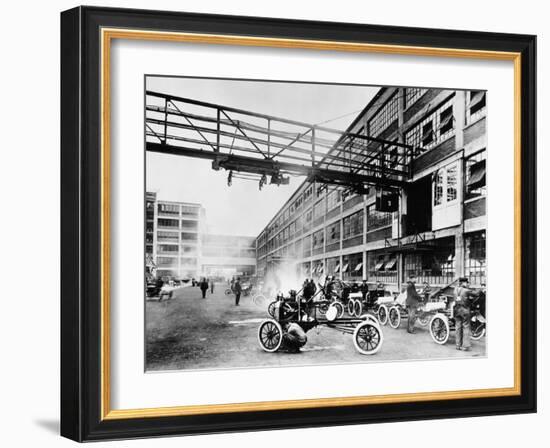 The Exterior of the Model T Factory, 1914-null-Framed Photographic Print