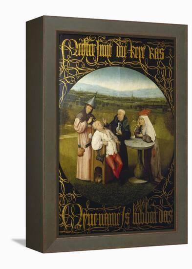 The Extraction of the Stone of Madness (The Cure of Folly), ca. 1490-Hieronymus Bosch-Framed Premier Image Canvas