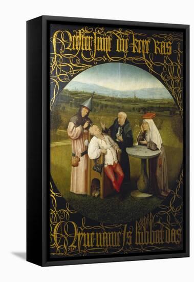 The Extraction of the Stone of Madness (The Cure of Folly), ca. 1490-Hieronymus Bosch-Framed Premier Image Canvas