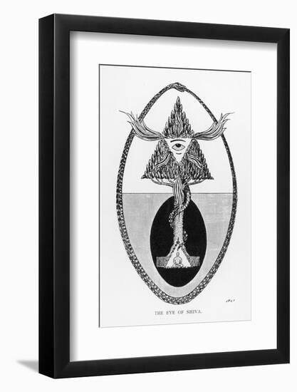 The Eye of Shiva a Magical Protective Sign of the Indians-J.f.c. Fuller-Framed Photographic Print