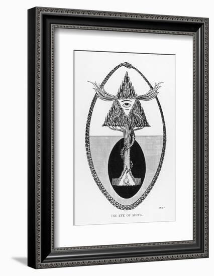 The Eye of Shiva a Magical Protective Sign of the Indians-J.f.c. Fuller-Framed Photographic Print
