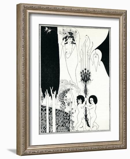 'The Eyes of Herod', 1894, (1912)-Aubrey Beardsley-Framed Giclee Print