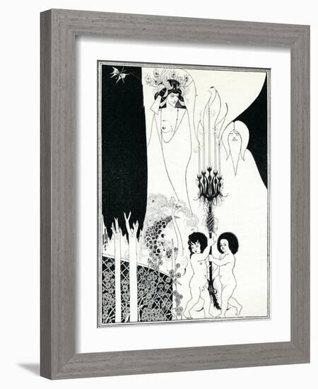 'The Eyes of Herod', 1894, (1912)-Aubrey Beardsley-Framed Giclee Print