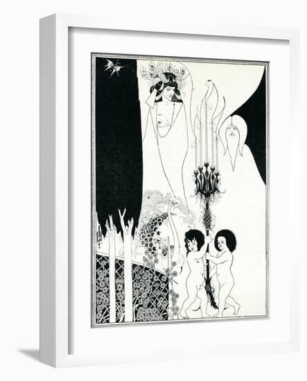 'The Eyes of Herod', 1894, (1912)-Aubrey Beardsley-Framed Giclee Print