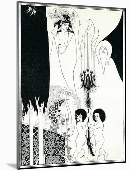 'The Eyes of Herod', 1894, (1912)-Aubrey Beardsley-Mounted Giclee Print