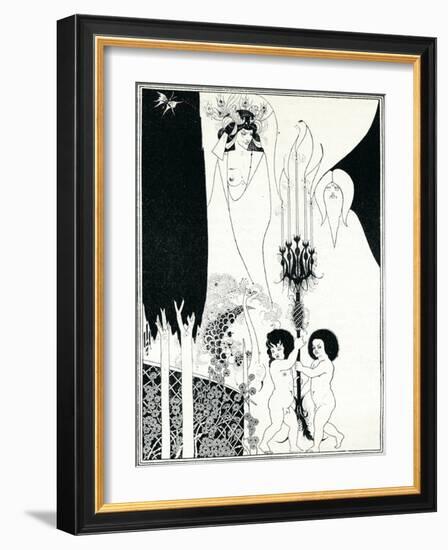 'The Eyes of Herod', 1894, (1912)-Aubrey Beardsley-Framed Giclee Print