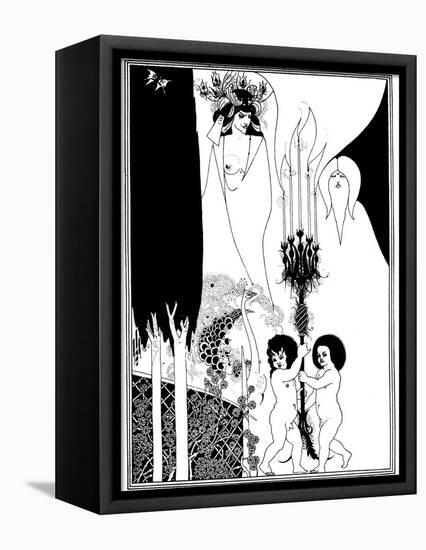 The Eyes of Herod-Aubrey Beardsley-Framed Premier Image Canvas