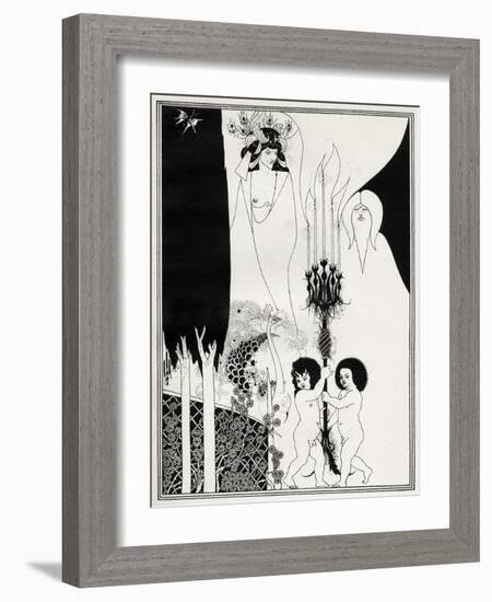 The Eyes of Herod-Aubrey Beardsley-Framed Giclee Print