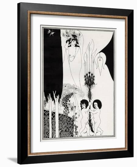 The Eyes of Herod-Aubrey Beardsley-Framed Giclee Print