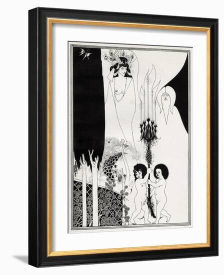 The Eyes of Herod-Aubrey Beardsley-Framed Giclee Print