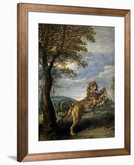 The Fable of the Lion and the Mouse-Frans Snyders-Framed Giclee Print