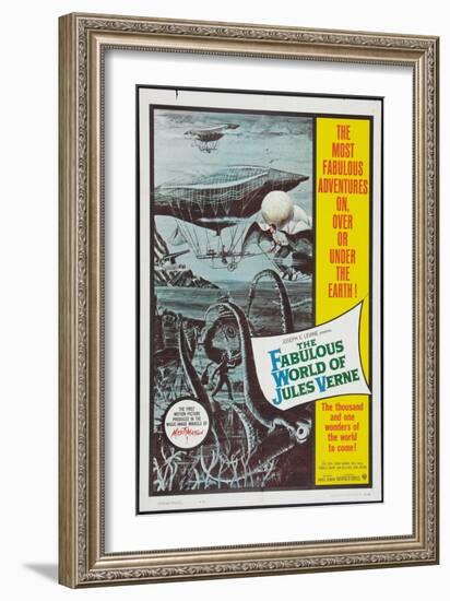 THE FABULOUS WORLD OF JULES VERNE, 1958-null-Framed Art Print