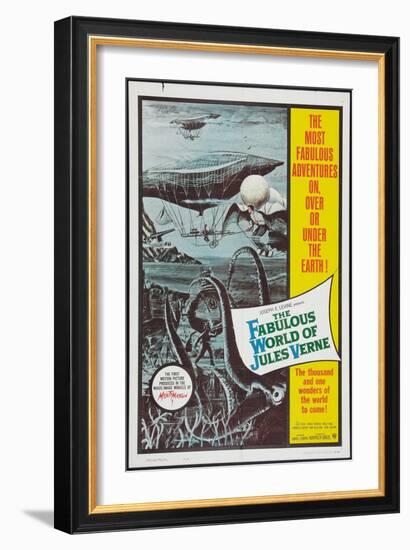 THE FABULOUS WORLD OF JULES VERNE, 1958-null-Framed Art Print