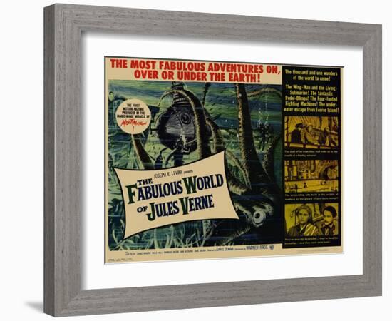 The Fabulous World of Jules Verne, 1961-null-Framed Art Print