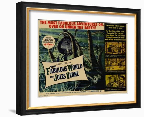 The Fabulous World of Jules Verne, 1961-null-Framed Art Print