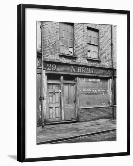 The Facade of 29 Hanbury Street, 1888-null-Framed Photographic Print