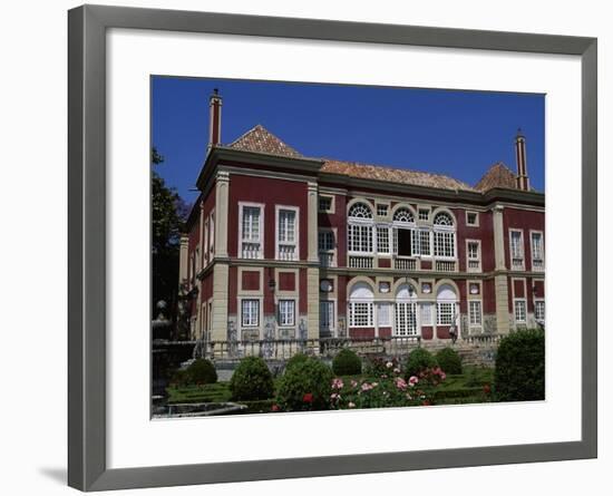 The Facade of the Palace of the Marquesses of Fronteira-null-Framed Giclee Print