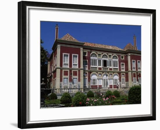 The Facade of the Palace of the Marquesses of Fronteira--Framed Giclee Print