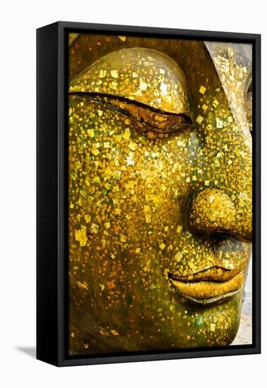 The Face of Buddha-Wasu Watcharadachaphong-Framed Premier Image Canvas