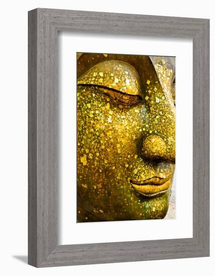 The Face of Buddha-Wasu Watcharadachaphong-Framed Photographic Print