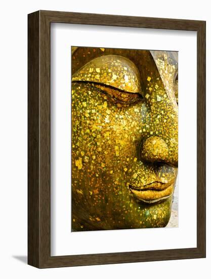 The Face of Buddha-Wasu Watcharadachaphong-Framed Photographic Print