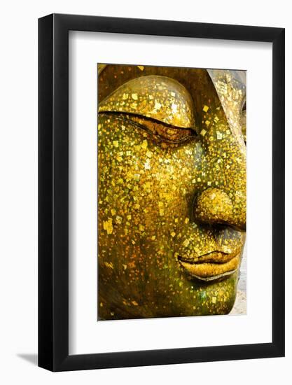 The Face of Buddha-Wasu Watcharadachaphong-Framed Photographic Print