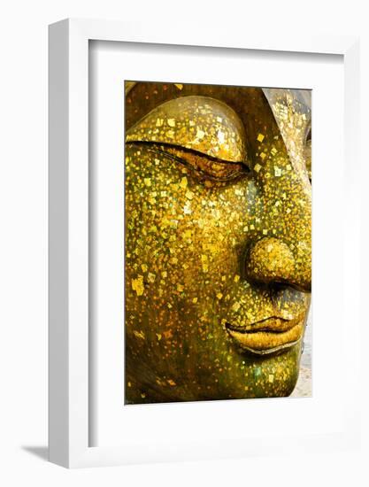 The Face of Buddha-Wasu Watcharadachaphong-Framed Photographic Print