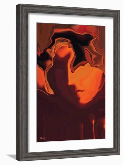 The Face-Rabi Khan-Framed Art Print