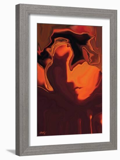 The Face-Rabi Khan-Framed Art Print