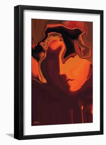 The Face-Rabi Khan-Framed Art Print