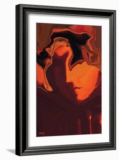 The Face-Rabi Khan-Framed Art Print