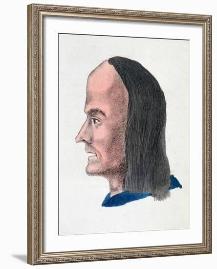 The Facial Characteristics of a Loafer, 1808-Johann Kaspar Lavater-Framed Giclee Print