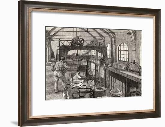 The Factory of Sevres from Revue De L'Expo Universelle De 1889-null-Framed Giclee Print
