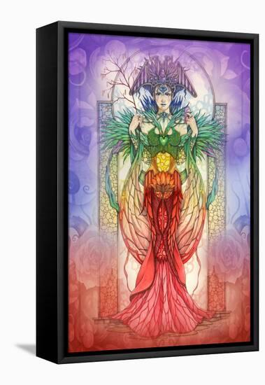 The Faerie Chakra-Linda Ravenscroft-Framed Premier Image Canvas