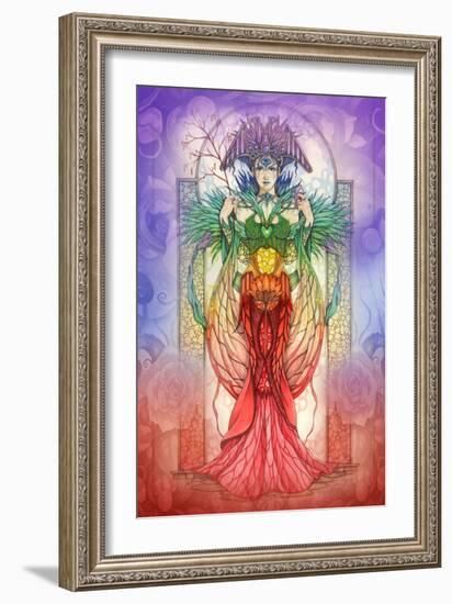 The Faerie Chakra-Linda Ravenscroft-Framed Giclee Print