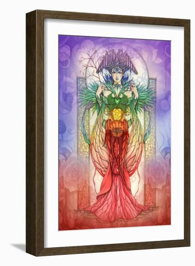 The Faerie Chakra-Linda Ravenscroft-Framed Giclee Print
